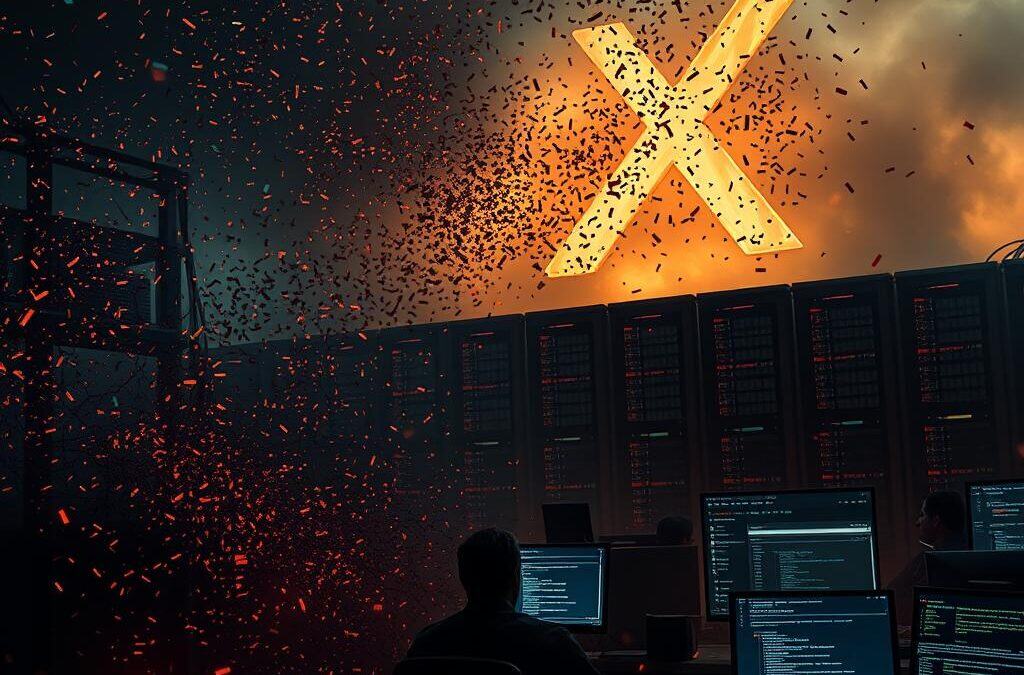 DDoS-Angriff auf X: Server-Ausfälle durch fehlende Schutzmaßnahmen
